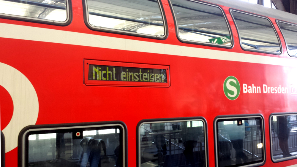 Nicht einsteigen